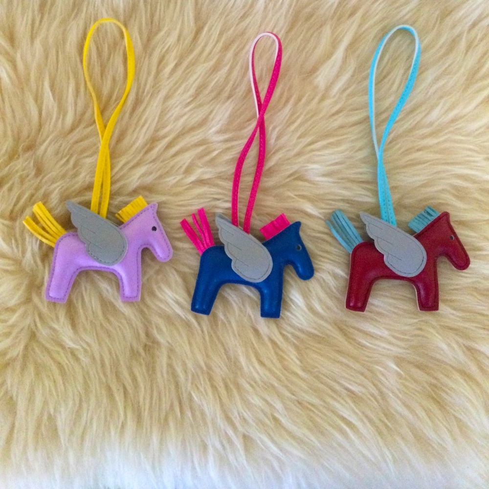 SOLD Rodeo Pegase Winged Horse Bag Charms